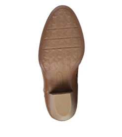 Baretraps Booties-Charlotte Block Heel Bootie Walnut