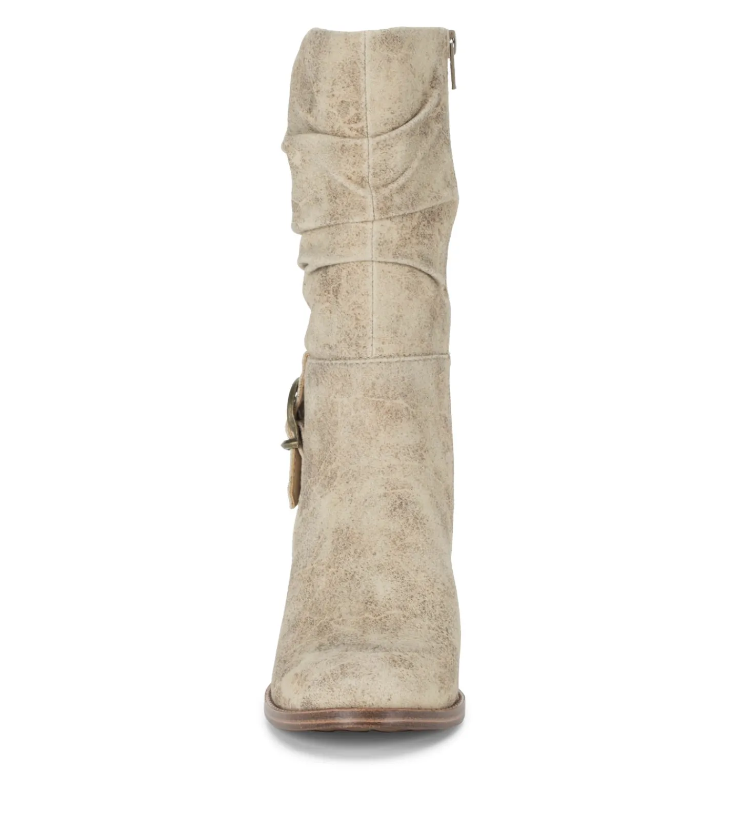 Baretraps Knee High Boots-Cheyenne Mid Calf Boot Cream