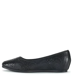 Baretraps Flats & Loafers-Chika Casual Flat Black