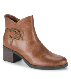 Baretraps Booties-Christine Bootie Brown