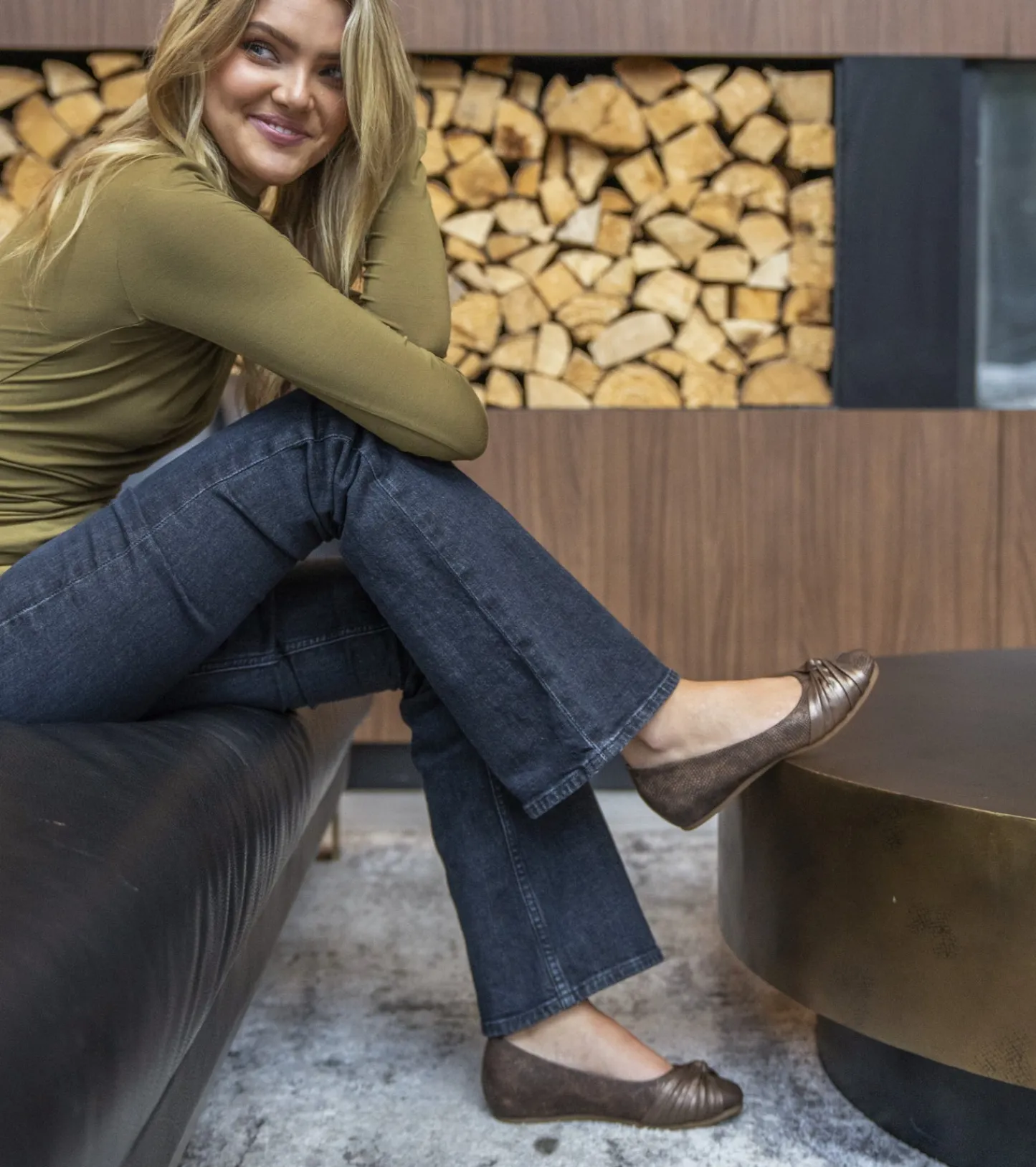 Baretraps Flats & Loafers-Colette Flat Oak