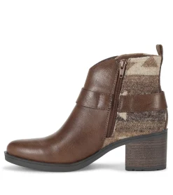 Baretraps Booties-Colorado Block Heel Bootie DarkBrown