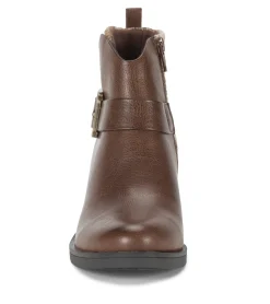 Baretraps Booties-Colorado Block Heel Bootie DarkBrown