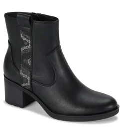 Baretraps Booties-Covina Block Heel Bootie Black