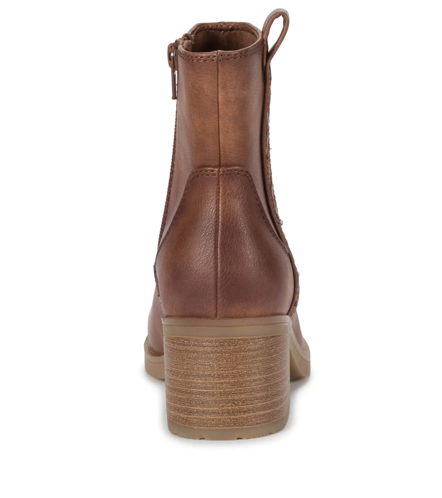 Baretraps Booties-Covina Block Heel Bootie BrushBrown