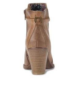 Baretraps Booties-Crystal Block Heel Bootie Auburn