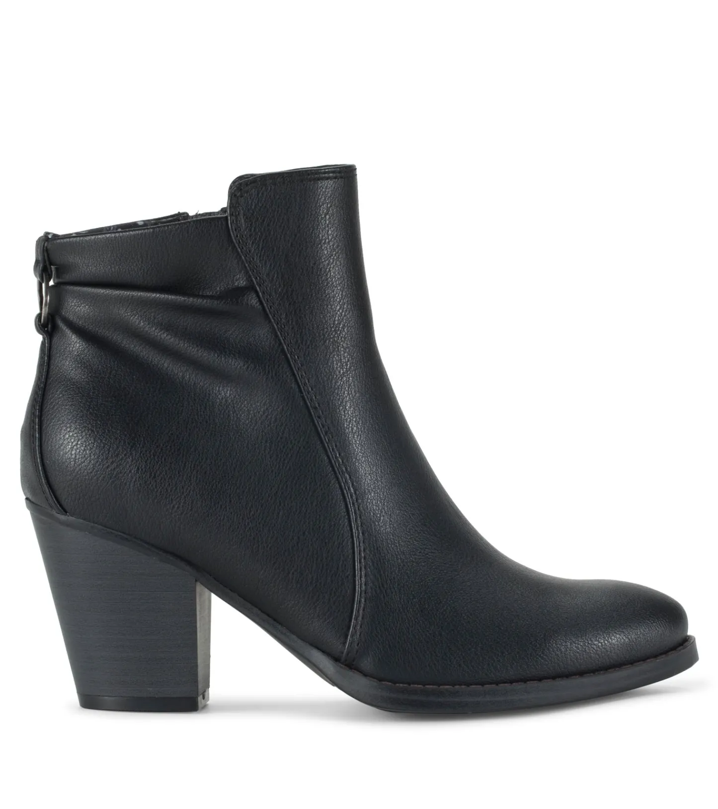 Baretraps Booties-Crystal Block Heel Bootie Black