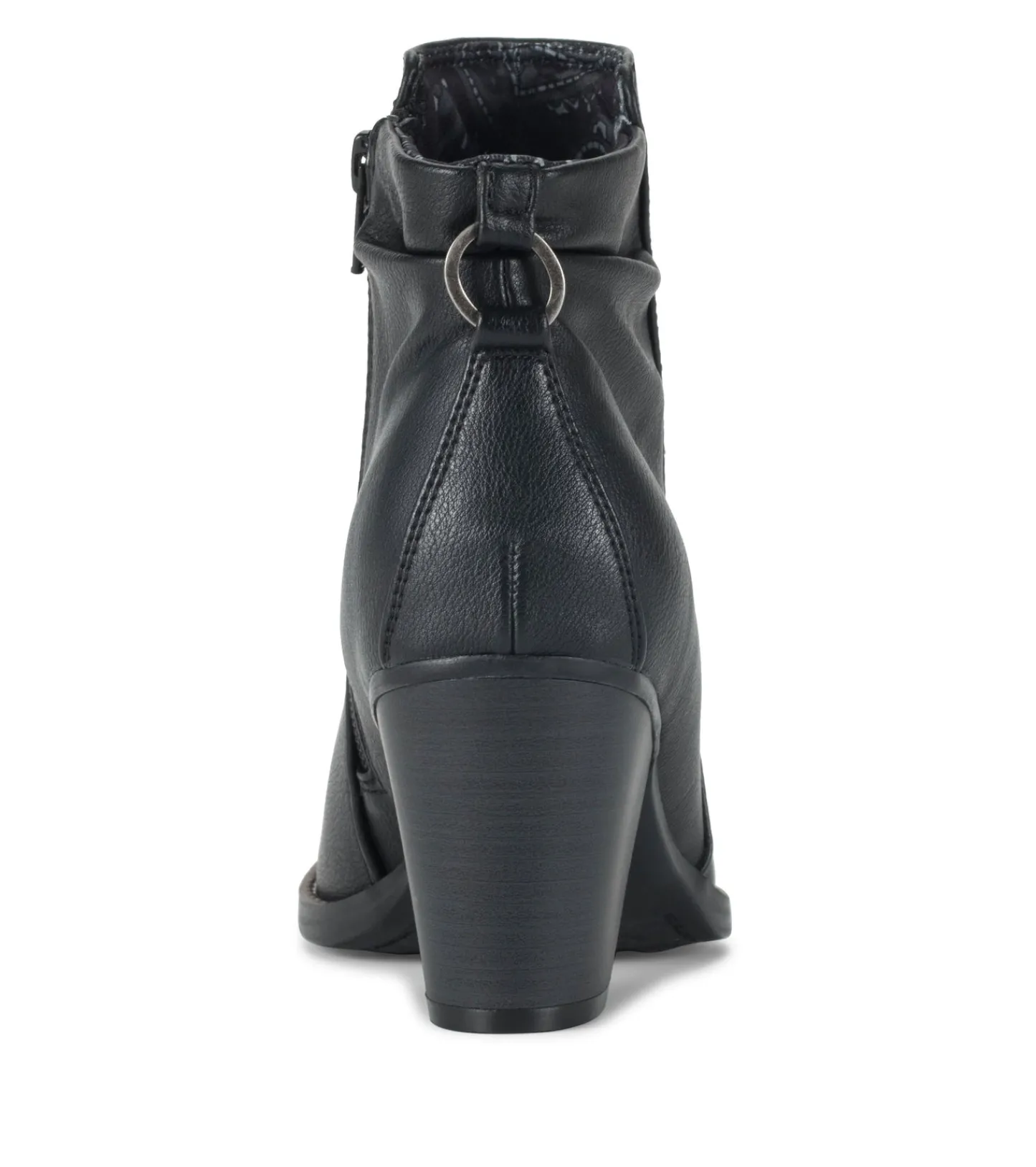 Baretraps Booties-Crystal Block Heel Bootie Black