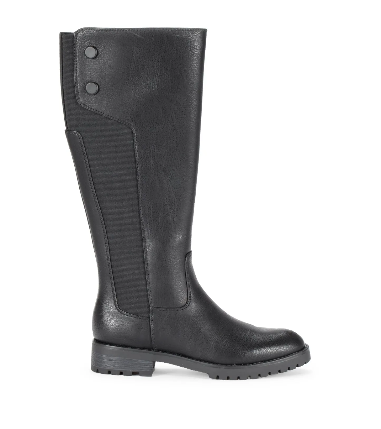 Baretraps Knee High Boots-Danen Riding Boot Black