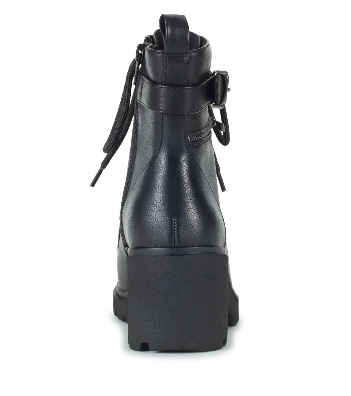 Baretraps Booties-Dani Lace Up Boot Black