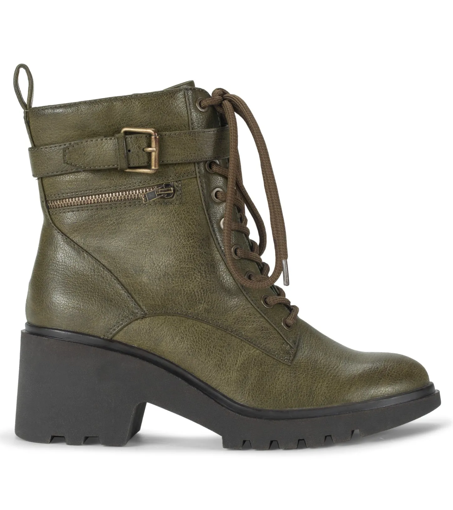 Baretraps Booties-Dani Lace Up Boot DarkJade