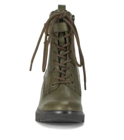 Baretraps Booties-Dani Lace Up Boot DarkJade