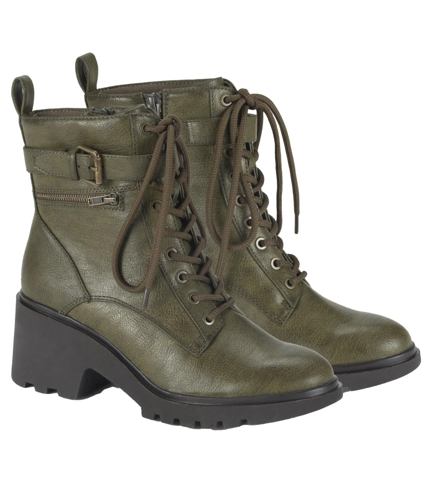 Baretraps Booties-Dani Lace Up Boot DarkJade