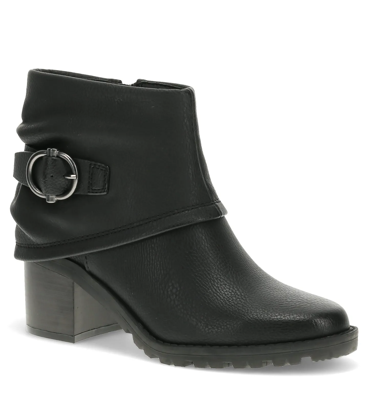 Baretraps Booties-Deborah Block Heel Bootie Black