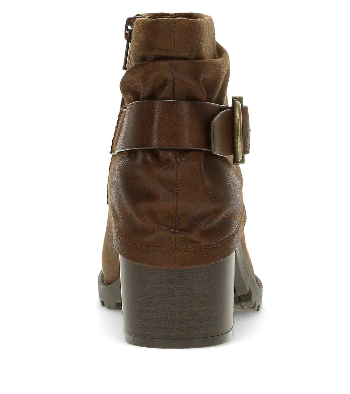 Baretraps Booties-Deborah Block Heel Bootie BrushBrown