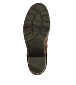 Baretraps Booties-Deborah Block Heel Bootie BrushBrown