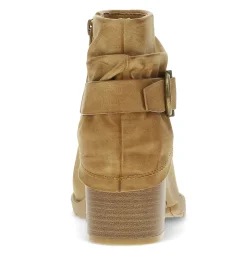 Baretraps Booties-Deborah Block Heel Bootie Sand