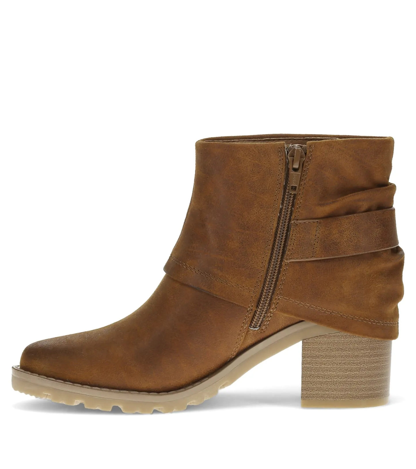Baretraps Booties-Deborah Block Heel Bootie Toffee