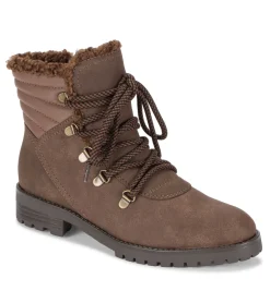 Baretraps Booties-Dennison Lace Up Boot Brown