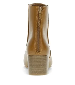 Baretraps Booties-Emilie Block Heel Bootie DarkCognac