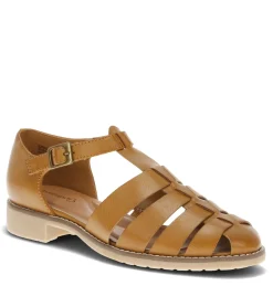 Baretraps Classic Comfort Sandals-Ersula Fisherman Sandal Caramel