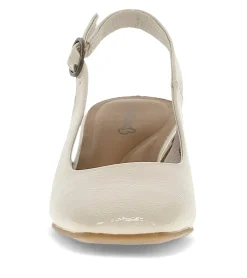 Baretraps Dress Shoes-Ester Block Heel Slingback Pump Ivory