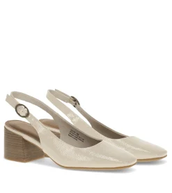 Baretraps Dress Shoes-Ester Block Heel Slingback Pump Ivory