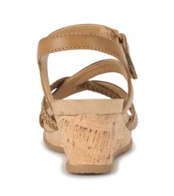 Baretraps Wedge Sandals-Farah Wedge Sandal Caramel