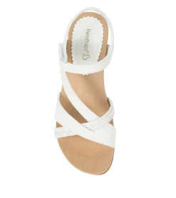 Baretraps Wedge Sandals-Farah Wedge Sandal White