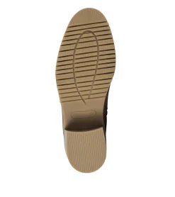 Baretraps Booties-Feeney Block Heel Boot Cognac