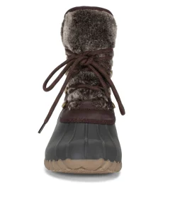 Baretraps Booties|Cold Weather Boots-Flash Duck Boot DarkBrown
