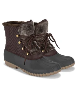 Baretraps Booties|Cold Weather Boots-Flash Duck Boot DarkBrown