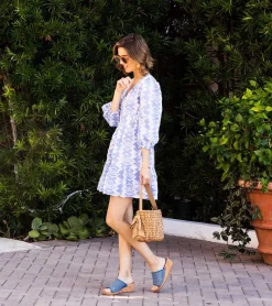 Baretraps Wedge Sandals|Slides & Slip On Sandals-Flossey Wedge Slide Sandal LightBlue