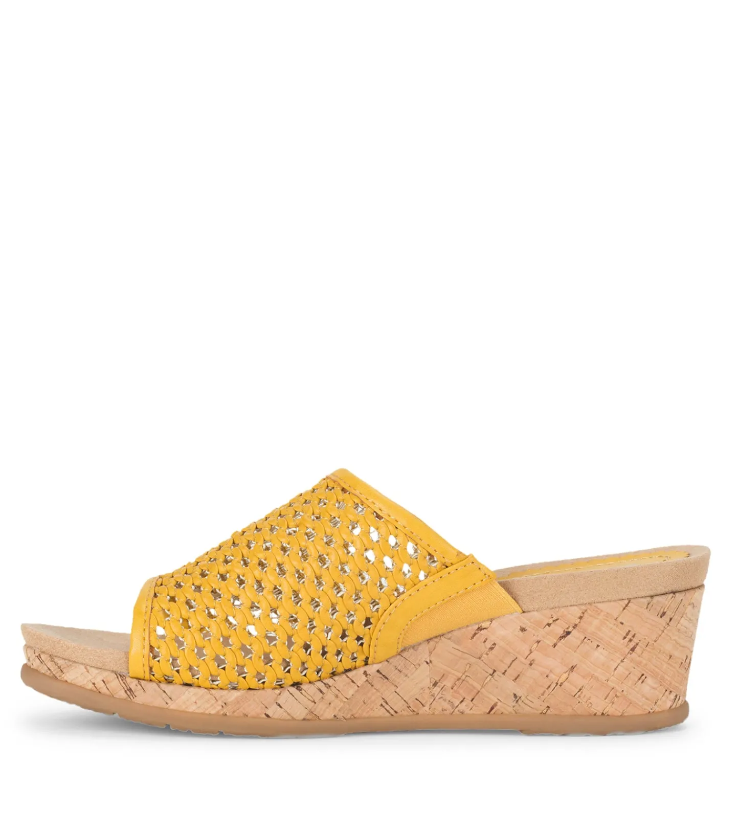 Baretraps Wedge Sandals|Slides & Slip On Sandals-Flossey Wedge Slide Sandal MellowYellow