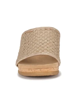 Baretraps Wedge Sandals|Slides & Slip On Sandals-Flossey Wedge Slide Sandal SoftGold