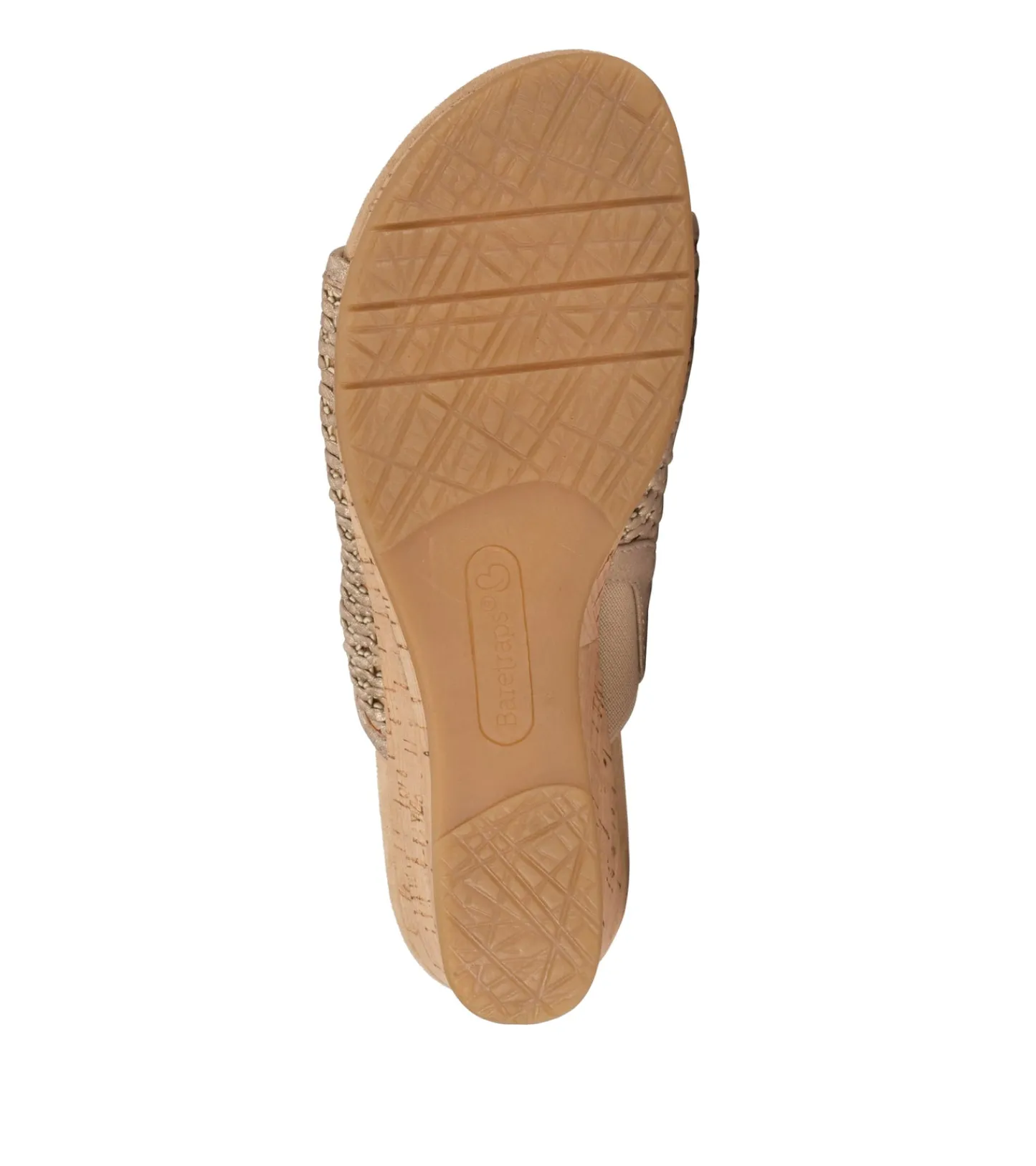 Baretraps Wedge Sandals|Slides & Slip On Sandals-Flossey Wedge Slide Sandal SoftGold