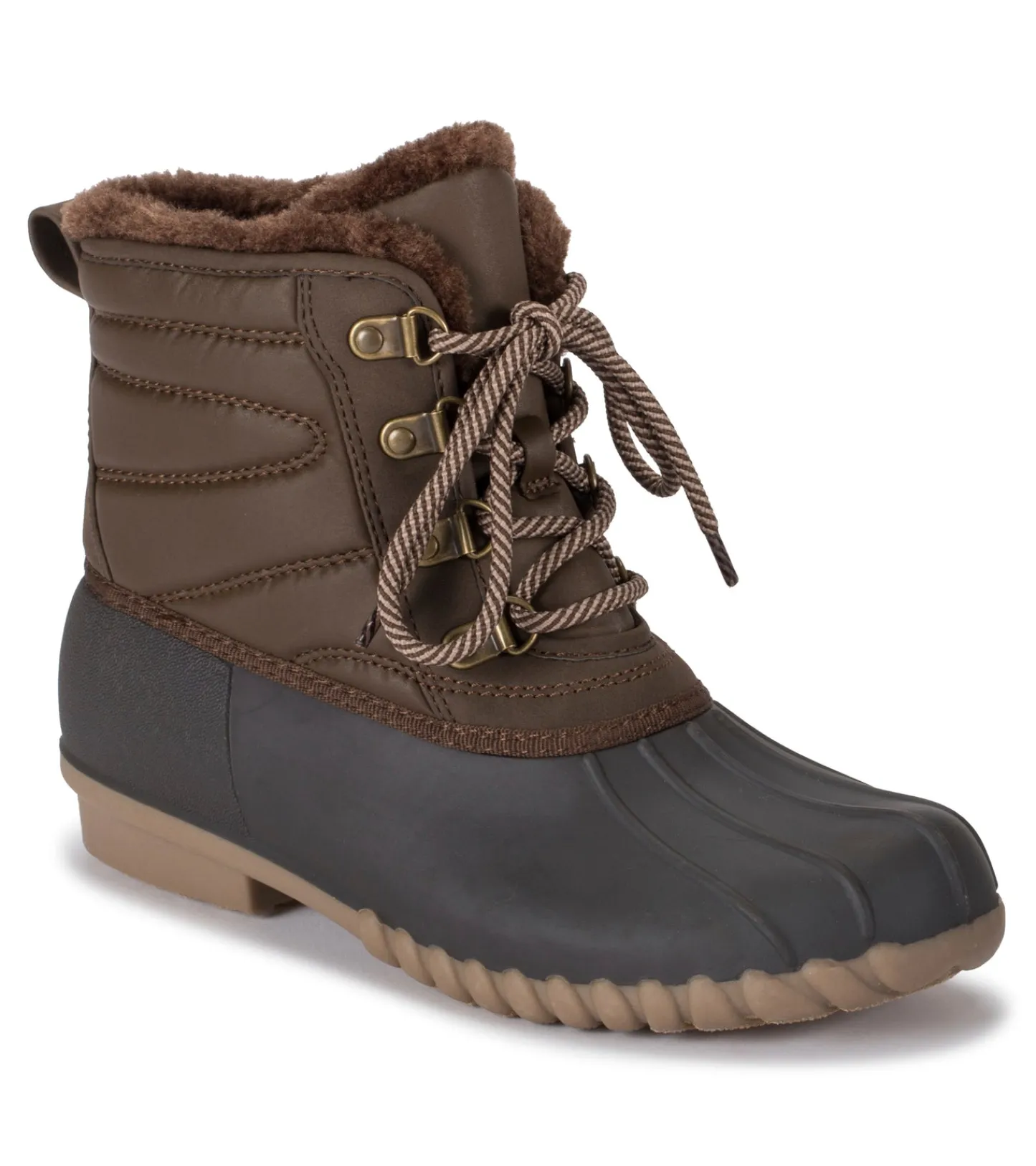 Baretraps Booties|Cold Weather Boots-Flynn Duck Boot DarkBrown