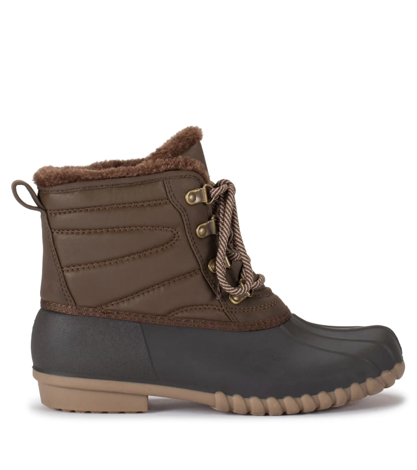 Baretraps Booties|Cold Weather Boots-Flynn Duck Boot DarkBrown