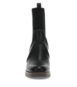 Baretraps Booties-Galatia Heeled Midi Boot Black