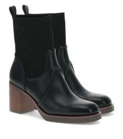 Baretraps Booties-Galatia Heeled Midi Boot Black