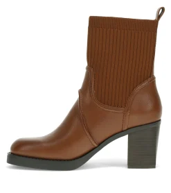 Baretraps Booties-Galatia Heeled Midi Boot Walnut