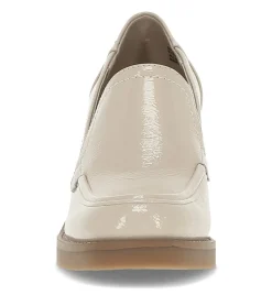 Baretraps Flats & Loafers|Dress Shoes-Gretel Block Heel Loafer Ivory