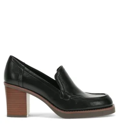 Baretraps Flats & Loafers|Dress Shoes-Gretel Block Heel Loafer Black