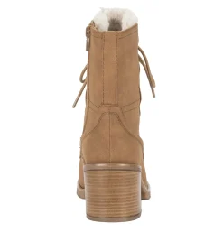 Baretraps Booties-Hadlee Lace Up Bootie Cognac