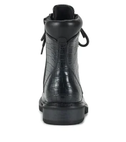 Baretraps Booties-Holden Lace Up Bootie BlackCroco