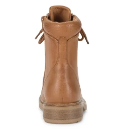 Baretraps Booties-Holden Lace Up Bootie DarkCognac