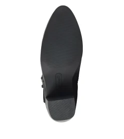 Baretraps Booties-Karina Block Heel Ankle Bootie Black