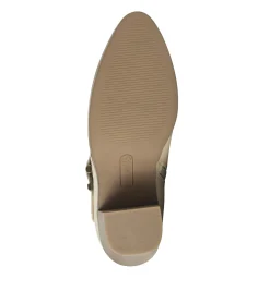 Baretraps Booties-Karina Block Heel Ankle Bootie Milkyway