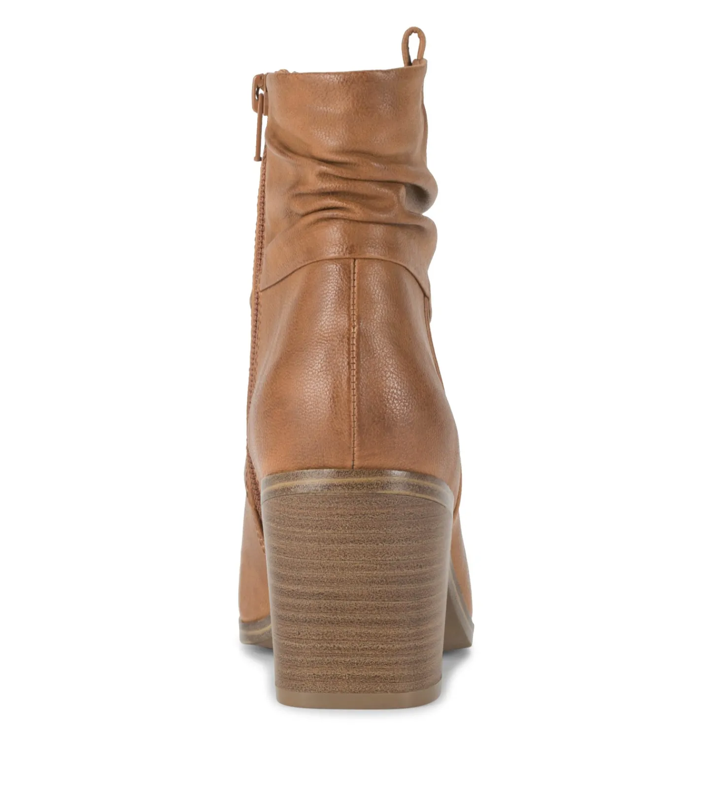 Baretraps Booties-Katherine Block Heel Bootie Cognac