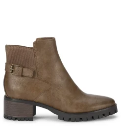 Baretraps Booties-Kemper Lug Sole Bootie DarkTaupe